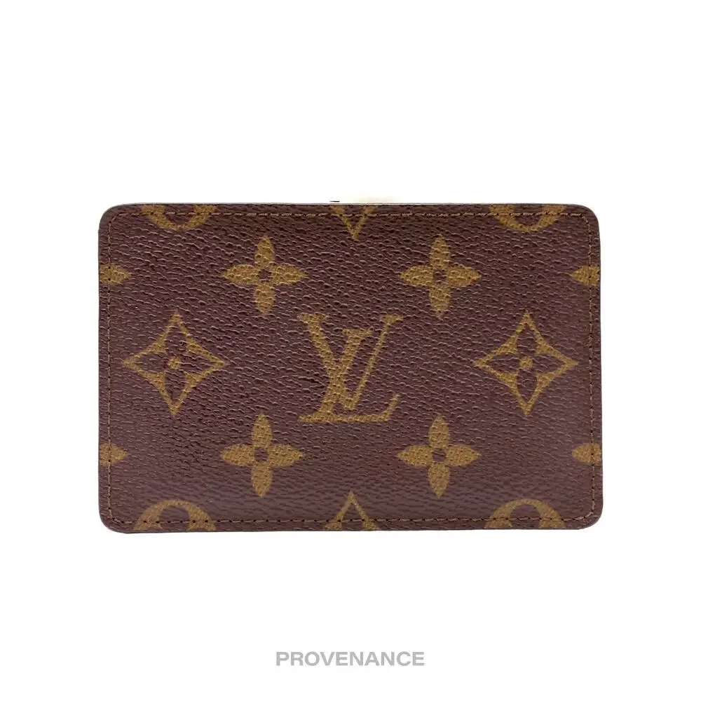 🔴 Louis Vuitton Card Holder Wallet - Monogram Small 
